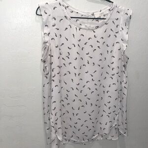 Ann Taylor LOFT sleeveless top 100% polyester woman’s MEDIUM